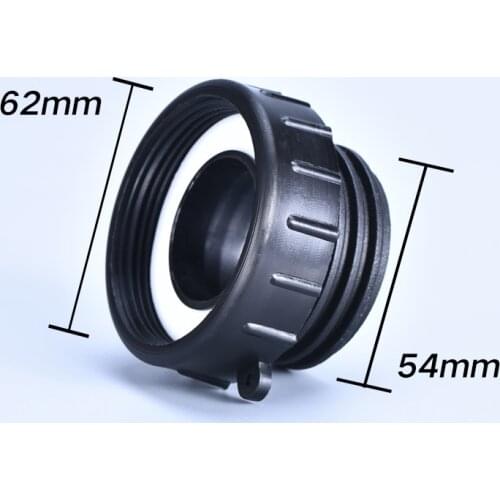 High quality plastic IBC Tank Fittings 62mm fine teeth to 54mm coarse teeth Thread for Garden Water Connector