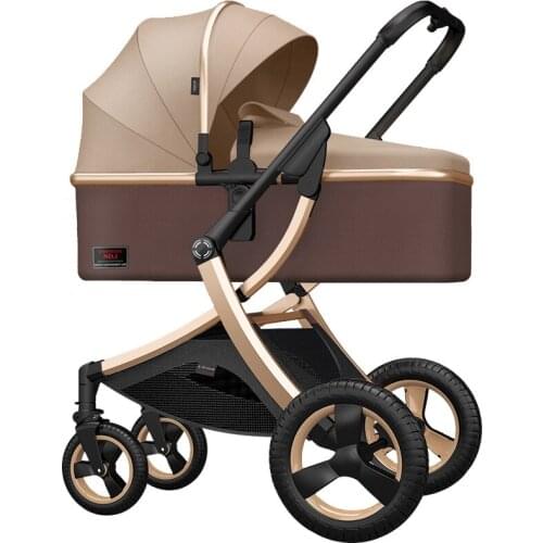 8.9Kg Adjustable Luxury Baby Stroller 3 in 1 Portable High Landscape Luxury Stroller Hot Mom Pink Stroller Travel Pram Pushchair