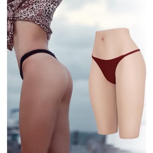 KUMIHO No-Oil Lifelike Silicone Pantys Crossdressing Artificial Fake Vagina Sexy Underwear for Transsexual drag queen shemale