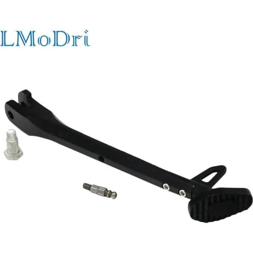 LMoDri Motorcycle New Kickstands Motor Scooter Modified Foot Bracket Kickstand 4 Color Aluminum Alloy Motorcycle Side Stands