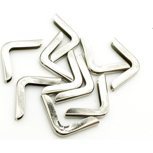 50PCS 23X23X5mm Metal Silver Corners For Books Scrapbooking Photo Albums Menus Corner Protectors Metal Crafts DIY Ornament SC094
