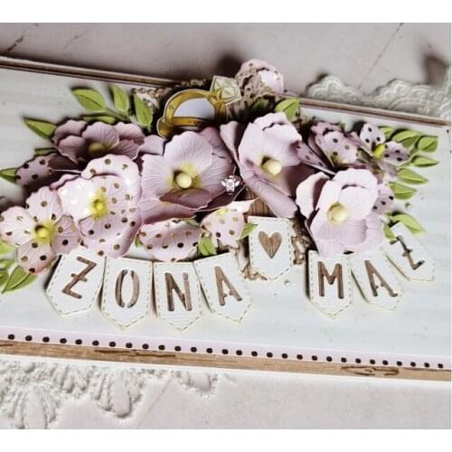 Mmao Crafts Metal Steel Cutting Dies New Banner digital decoration Stencil For DIY Scrapbooking Paper/photo Cards Embossing Dies