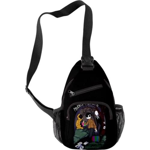 Creepypasta 3D Merch Mens shoulder bag messenger outdoor sports one shoulder chest daily picnic canvas messenger bag