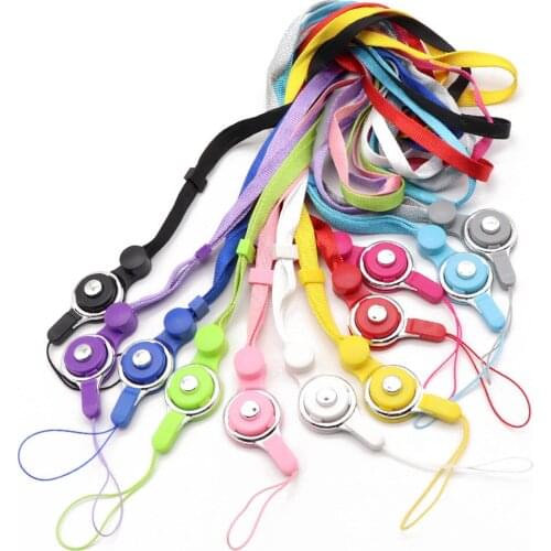 Detachable Cell Phone Neck Lanyard Strap with adapter, Quick-Release Nylon Necklace/ Wrist hand Lanyard/ Keychain Charms