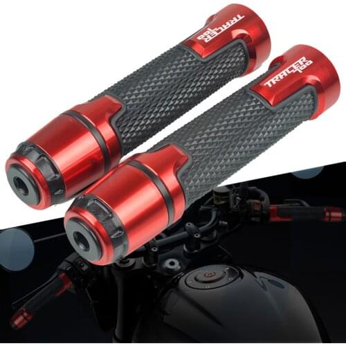 Tracer 700 Motorcycle Hand Grips 7/8" 22mm CNC Aluminum Rubber Gel Handle Grip for YAMAHA Tracer700 Tracer 700GT 2018 2019 2020