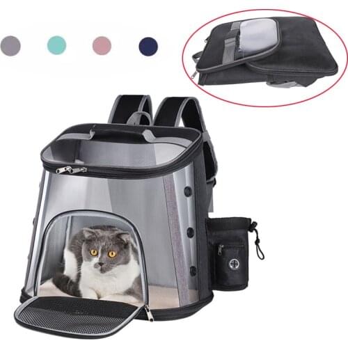 Cat Carrier Bags Breathable Pet Cat Carrier Backpack Space Capsule Folding Pet Transport Bag Carrying for Cats Outdoor Mochilas