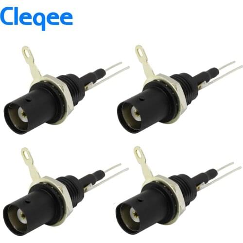 YPioneer P7002S 4PCS Black 50KY Safety BNC Female Plug for Instrument Panel Installation High Quality Accessories