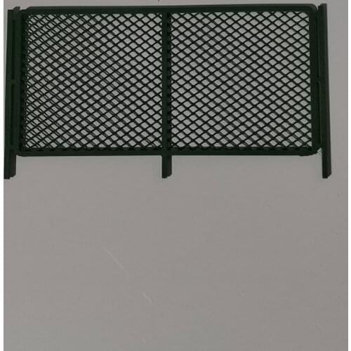 2PSC 1/87 Model Train Ho Scale Miniature Railing Stadium Fence Model Building Kits DIY Handmade For Layout Diorama