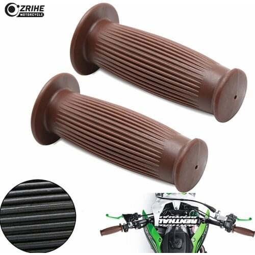 22/24mm Motorcycle Handle Grip Cafe Racer Motor Hand Grips for Honda CB100 CL XL 100 CG125 CB125S CB125T CB TL 125 CD125