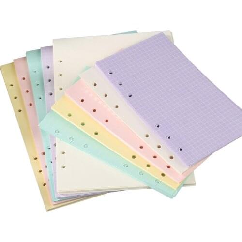 40 Sheets Notebook A5/A6 Filler Papers Sketchbook Loose-leaf Notebook 6 Holes Office School Supplies caderno пушистый блокнот