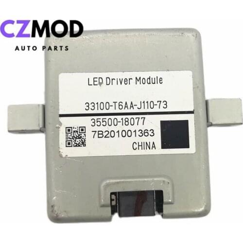 CZMOD Original Used 35500-18077 Headlight LED Driver Control Unit Module 35500 18077 33100-T6AA-J110-73 For Honda Car Accessory
