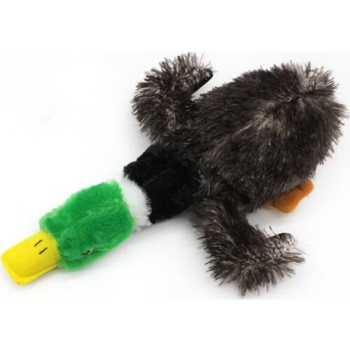 Pet Dog Toys Plush Duck Animal Toy Dog Chew Squeaky Noise Toy Cleaning Teeth Supplies Toy Tough Interactive Doll