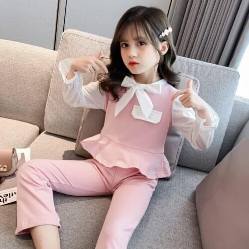 Girls' Suit 2021 New Spring Childrens Casual Childrens Wear Baby Girl Clothes Kids Clothes Baby Girl Clothes