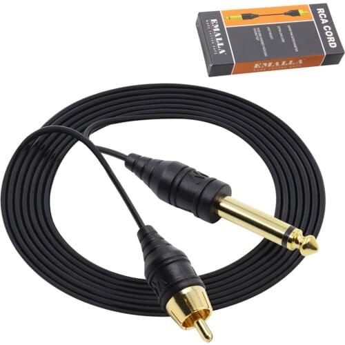 Best Quality RCA Tattoo Clip Cords Silicone Soft 1.8M Tattoo Clip Cord RCA Connector Cords Pure Copper Enameled Wire for Tattoo