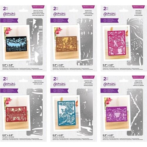 2021 AliliArts Metal Cutting Dies Christmas Big Scene diy Scrapbooking Photo Album Decorative Embossing PaperCard Crafts Die