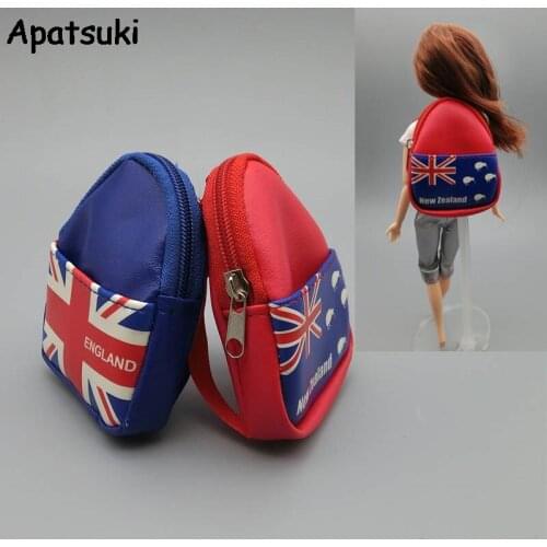 Fashion Dolls Bag Backpack For Blythe Doll Knapsack Packsack For Barbie Dolls DIY 1/6 Doll Accessories Mini Coin Bag