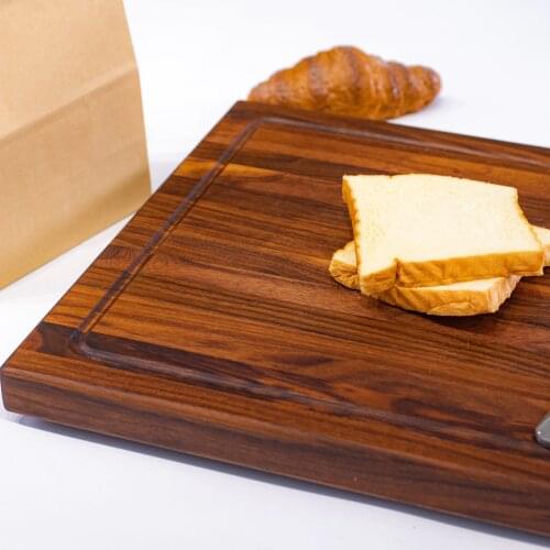 Black walnut cutting board natural wood chopping block