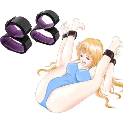 Adult Sex Toys Exotic Soft Material Sex Furniture Fetish Door Handcuff Restraints Open Leg Bandage For Women Couple Sex Games