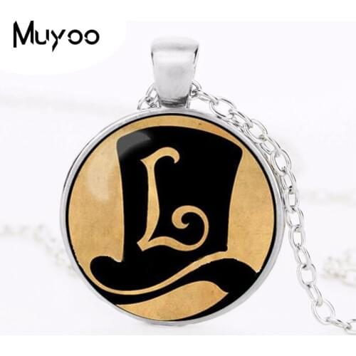 Professor Layton Emblem Inspired glass cabochon dome Pendant HZ1