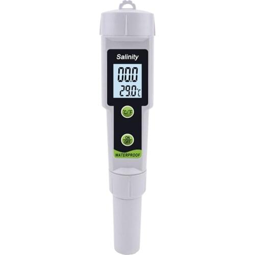 WSFS Hot TPH 02154 Salinity Meter, Seawater Hydrometer, Salt Content Detection in Brine, for Pools, Drinking Water, Aquarium