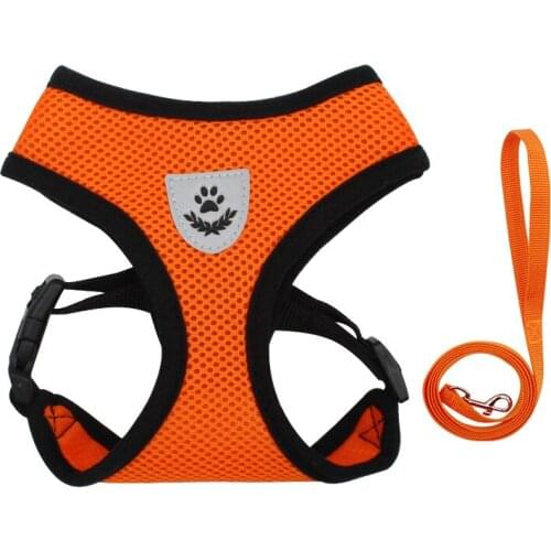 20PCS / LOT New Pet Chest Straps Teddy Breathable Puppy Vest Harness Dog Traction Rope Pet Supplies