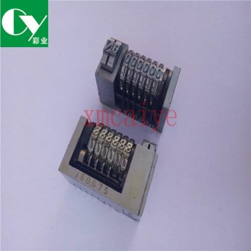 4Piece DHL/EMS Free shipping Numbering Machine 6 Digit 4X8 for Letterpress Numbering Machine