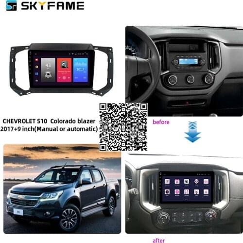 SKYFAME 4+64G Car Radio Stereo For Chevrolet Colorado S10 Blazer 2017 Android Multimedia System GPS Navigation DVD Player