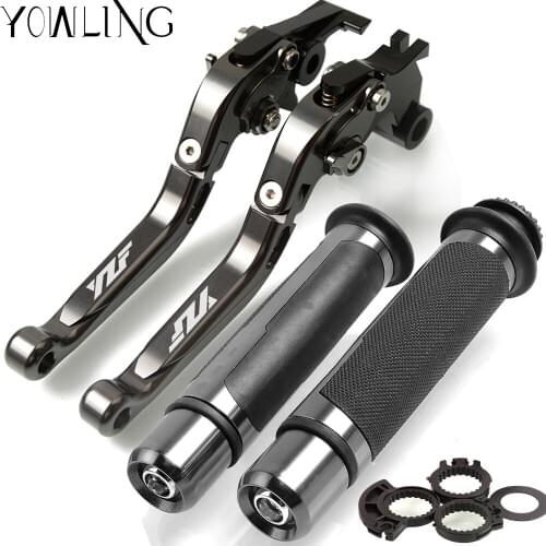 For YAMAHA YZFR15 YZF R15 YZF-R15 2008-2014 2010 2011 2012 2013 Motorcycle Adjustable Brake Clutch Levers Handlebar Hand Grips