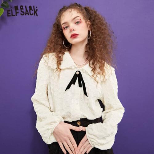 Женские рубашки ELF SACK China At AliExpress