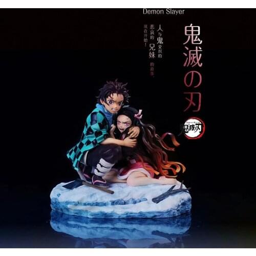 Demon Slayers Blade Tanjiro Nidouzi Snow Supporting GK Limited Statue Figure