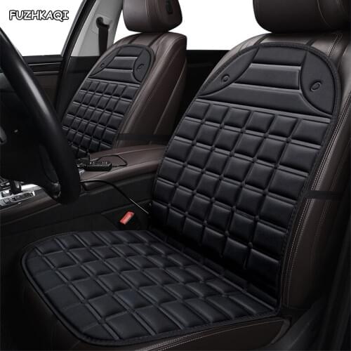 FUZHKAQI 12V Heated car seat cover for Ford all models kuga fiesta mondeo fusion focus ranger Everest Taurus Ecosport Winter