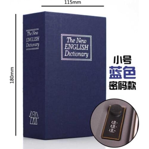 Creative book insurance box English dictionary book safe deposit box storage trumpet