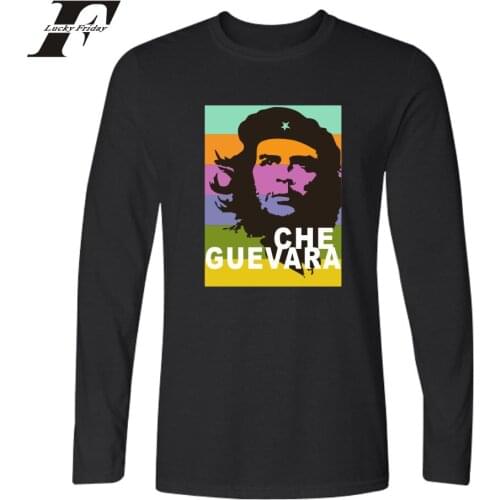 LUCKYFRIDAYF Che Guevara printed fashion funny t-shirts women men t shirts casual tee shirt long sleeve t-shirt sweatshirts tops