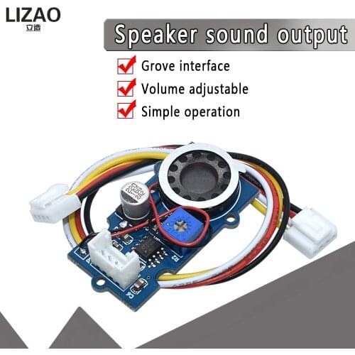 Grove Speaker Sound Output Module Small Speaker Speaker Accessories with Adjustable for Arduino