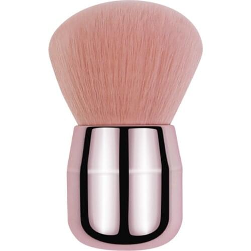 Soft Portable Large Single Electroplating Rose Gold Mushroom Shape Base Makeup Brush Powder Puff Powder Brush Makeup Utensils