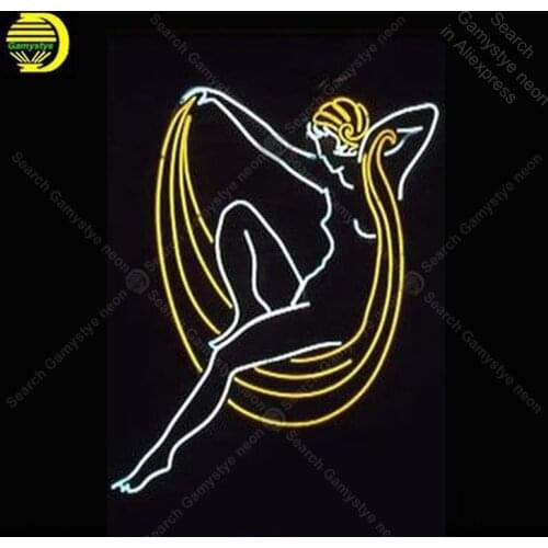 Neon Sign for lady on the moon neon Light Sign Big Mouth Hotel Store Display Bar Club Sign Tubes Neon lights Advertise Lamps