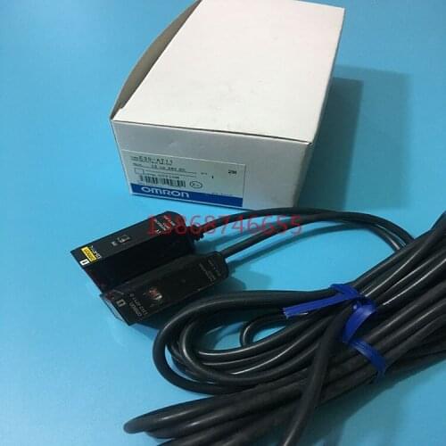 %100 NEW E3S-AT11 OPTO SENSOR XMITTER/RCVR HORZ