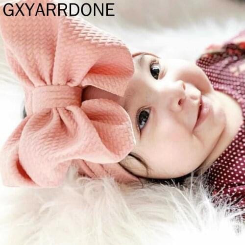 Baby Girl Headbands Newborn Hairband Baby Headband Bandeau Bebe FilleToddler Fabric Bow Knot Headwraps Turban Headwear Accessory