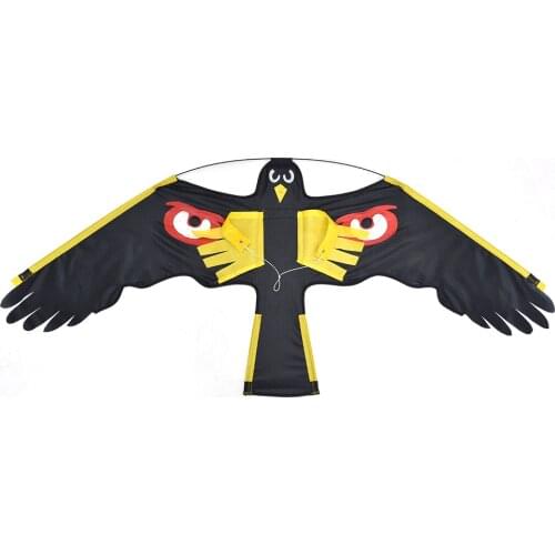 Kite Lifelike Reflective Eye Scarecrow Gardening Bird Scare Kite Reflective Flying Hawks Bird Scarer with Kite String