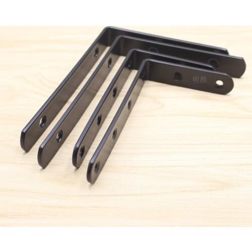Stainless Steel Duty "L" Decorative Corner Brace Angle Bracket Shelf Bracket Support Furniture Connector Industrial Decora