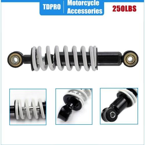 TDPRO Mini 7.5" 190mm 250lb Rear Motorcycle Shock Absorber Shocker Suspension For Off-Road Moto Pit Quad Dirt Bike Go Kart Buggy