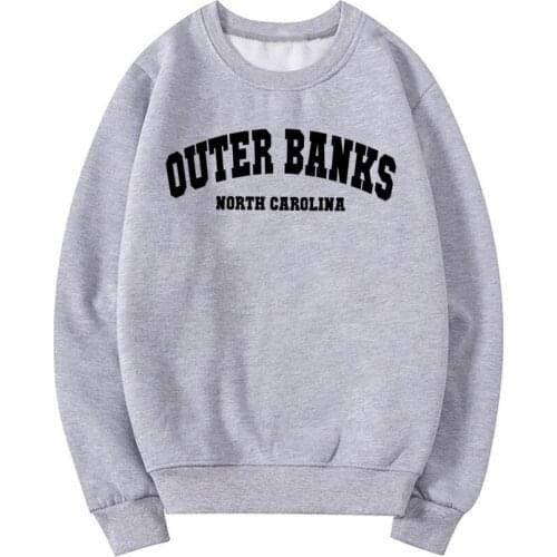 Outer Banks North Carolina Sweatshirt Pogue Life Hoodies Outer Banks Paradise on Earth Hoodie OBX Crewneck Sweatshirts Women Top