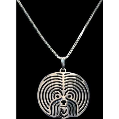 New Unique Romantic Gold Silver Color Bichon Frise Pendant Necklace Hunger Games Necklace Women Best Friend Choker