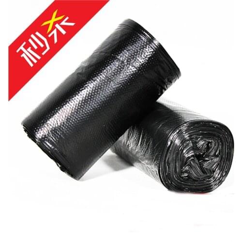 20pcHousehold Single Color Thick Garbage Bag Disposable Environmental Cleaning Waste Bag Kitchen Plastic Large Trash Garbage Bag