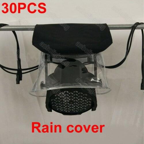 30pcs Outdoor led par can party lights Rain coat Waterproof Stage Led par Lighting Rain Cover led stage lights Protector