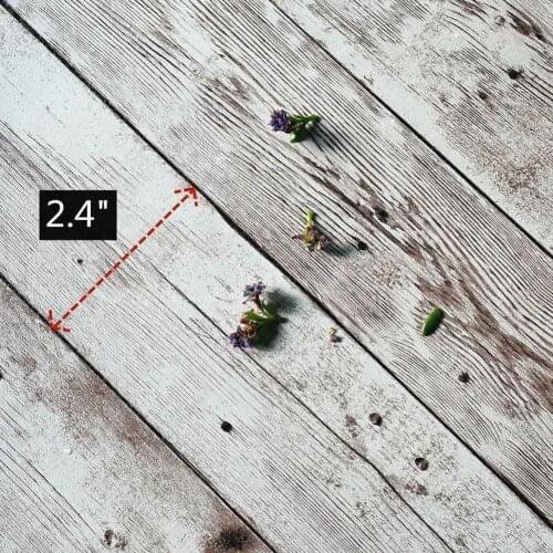 45*200 Self-Adhesive Old Wood Grain Wall Sticker Creative Wood Wall Wallpaper Interior Vintage Decoration Stick Panel Decor C1F1