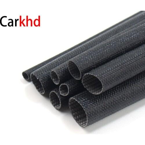 5M Black Insulated Braid Sleeving 1/2/3/4/5/6/7/8/9/10/12/14/16/18/20/25mm Tight PET Wire Tube Gland Protection Cable Sleeve
