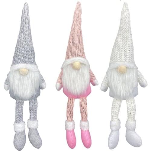 6 Pcs Christmas Gnome Elf Doll Merry Christmas Decor for Home Table Cristmas Ornament Xmas Gift Noel Happy New Year Wholesale X2