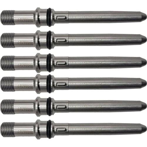 6Pcs Injector Connector Tubes Auto Parts Injector Takeover Replacement for Dodge Cummins 03-12 5.9L 6.7L Replace 4929864