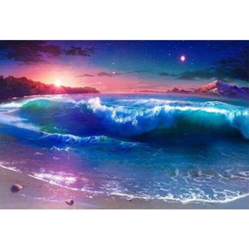 5d diy diamond painting reflection landscape oil painting picture cross stitch kit mosaic art rhinestone embroidery home